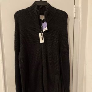 Brand New Men’s Adriano Goldschmied Black Sweater Size Large - Retails  $268